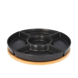 polmisek-fincan-z-czarnymi-miseczkami-i-obrotowa-taca-30-cm-homla