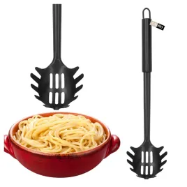 lyzka-do-makaronu-spaghetti-kuchenna-stalowa-czarna-solidna-30-cm