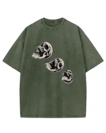 meska-koszulka-oversize-efekt-sprania-trzy-czaszki-krzyk-khaki-l