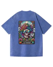 meska-koszulka-oversize-efekt-sprania-szkielet-ziolo-chill-niebieska-xxl