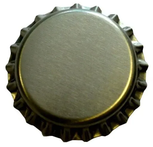 ZŁOTE Kapsle do piwa fi 26 mm 100sztuk Deptana
