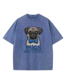 koszulka-oversize-pugs-and-kisses-pies-mops-sprana-niebieska-m