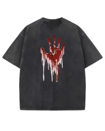 meska-koszulka-oversize-efekt-sprania-horror-dlon-krew-czarna-m