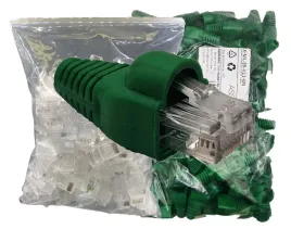 wtyk-wtyczka-rj45-utp-kat-6-8p8c-oslonki-zielone-komplet-100-sztuk