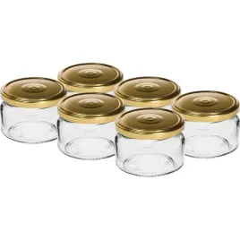 sloik-200ml-z-zlota-zakretka-fi-82-6szt-browin