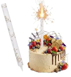 fontanna-na-tort-25-cm-biala-bialy-raca-tortowa-urodziny-urodzinowa-roczek