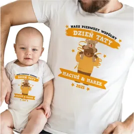 zestaw-koszulka-i-body-dla-ojca-i-syna-prezent-nasz-pierwszy-misie-xl