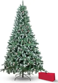 choinka-sztuczna-osniezona-150-cm-510-galezi-metalowy-stelaz