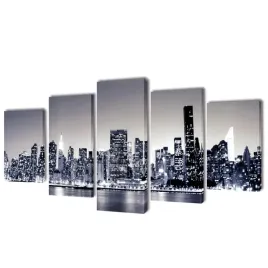 zestaw-bialo-czarnych-obrazow-canvas-200-x-100-cm-nowy-jork