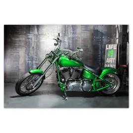 baner-120x80-zielony-chopper-motocykl