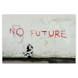 baner-120x80-no-future-banksy-chlopiec