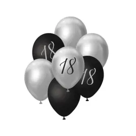 balony-bandc-bukiet-srebrno-czarny-45cm-7szt