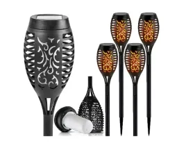 zestaw-4-czarnych-lamp-solarno-ogrodowych-led-50-cm