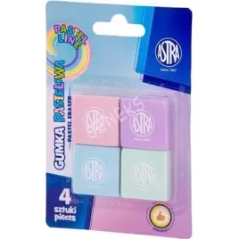 gumka-kwadratowa-pastelowa-astra-pastel-line-4-szt