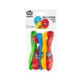 balony-lateksowe-samochody-z-kreskowek-30cm-5szt