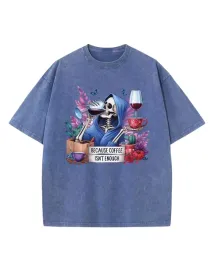 meska-koszulka-oversize-coffee-isn-t-enough-efekt-sprania-niebieska-l