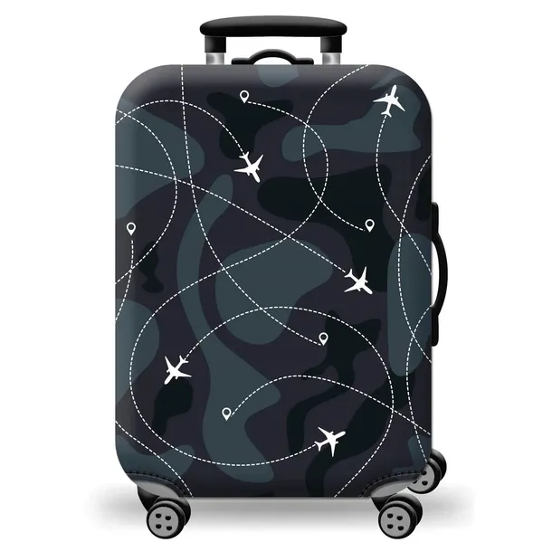 Pokrowiec Ochronny na Dużą Walizkę Podróżną XL Etui Bagaż 78 x 55 x 35 cm