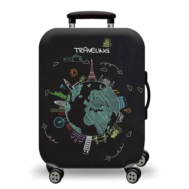 Pokrowiec Ochronny na Dużą Walizkę Podróżną XL Etui Bagaż 78 x 55 x 35 cm