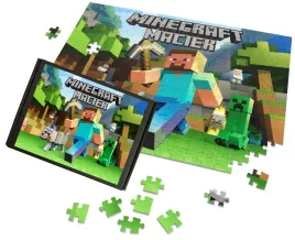 puzzle-a3-a4-minecraft-film-movie-2025-gadzety-personalizacja-imie-napis