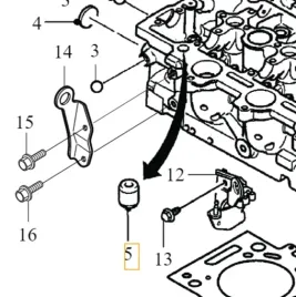 volvo-kolek-pin-centrujacy-pokrywe-zaworow-oe-30725019
