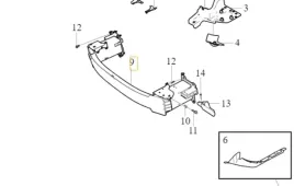 volvo-xc40-c40-belka-wzmocnienie-zderzaka-przod-oe