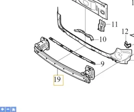 volvo-xc40-c40-belka-wzmocnienie-zderzaka-tyl-oe-32385134