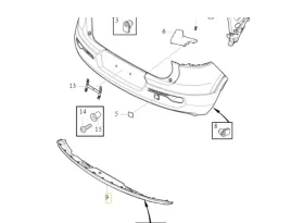 volvo-c40-xc40-dyfuzor-dokladka-spoiler-zderzak-tyl-oe