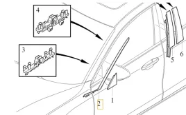 volvo-s60-iii-v60-ii-lewa-listwa-szyby-czolowej-oe