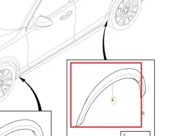 volvo-v60-cc-ii-lewa-listwa-nadkole-blotnik-tyl-oe
