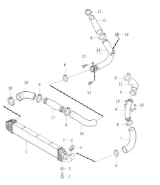 volvo-v40-v40cc-rura-dolot-powietrza-intercooler-oe-31411651