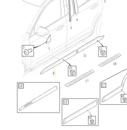 volvo-xc90-ii-przednia-lewa-listwa-drzwi-chrom-oe