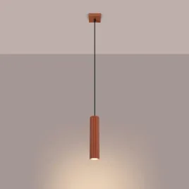 lampa-wiszaca-karbon-1xgu10-ochra-czerwona
