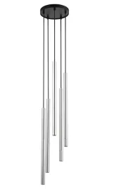 lampa-wiszaca-sopel-lux-5xg9-czarna-srebrna