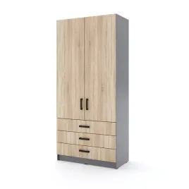 mlodziezowa-szafa-sigma-s4-2u3sz-90-cm-z-szufladami-dab-sonoma