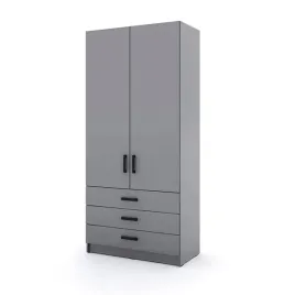 mlodziezowa-szafa-sigma-s2-3sz-90-cm-z-szufladami-szara