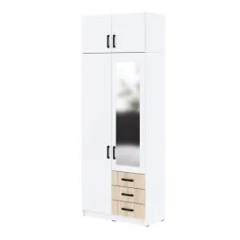 szafa-sigma-b4-1l3sz-z-lustrem-90-cm-dab-sonoma