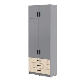 mlodziezowa-szafa-sigma-max-s4-3sz-90-cm-z-szufladami-dab-sonoma