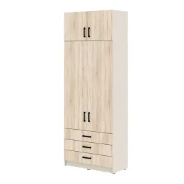 mlodziezowa-szafa-sigma-max-k4-2u3sz-90-cm-z-szufladami-dab-sonoma