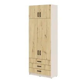 mlodziezowa-szafa-sigma-max-k5-2u3sz-90-cm-z-szufladami-dab-artisan