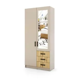 szafa-sigma-k6-1l3sz-z-lustrem-90-cm-dab-wotan