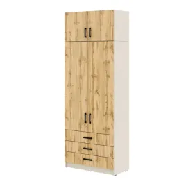 mlodziezowa-szafa-sigma-max-k6-2u3sz-90-cm-z-szufladami-dab-wotan