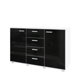 komoda-r2-120cm-polysk-czarny