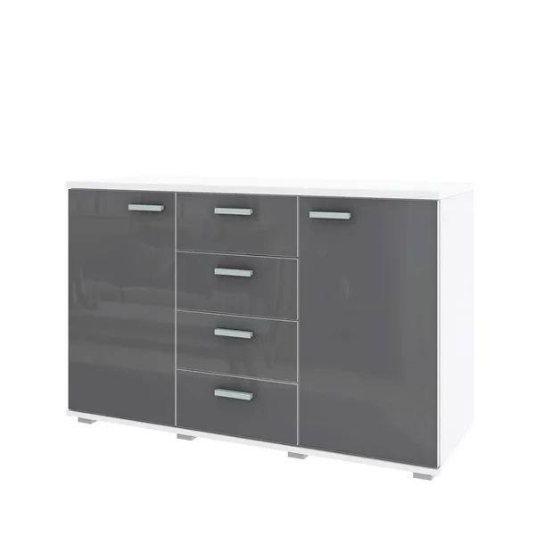 komoda-r2-120cm-polysk-czarny-kolor-frontow-czarny