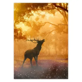 baner-50x70-jelen-w-lesie