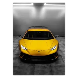 baner-50x70-zolty-samochod-auto-fura