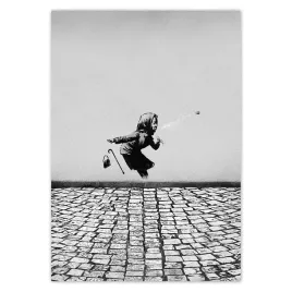 baner-70x100-banksy-babcia-achoo-psik