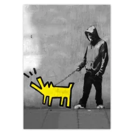 baner-70x100-zolty-piesek-banksy-lol