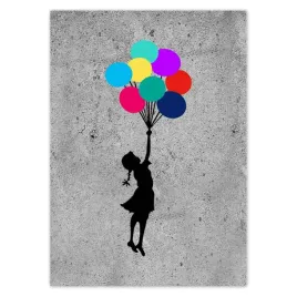 baner-50x70-banksy-teczowe-uniesienie