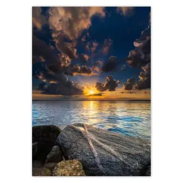 baner-70x100-skaly-morze-zachod-slonca