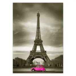 baner-50x70-rozowy-citroen-w-paryzu